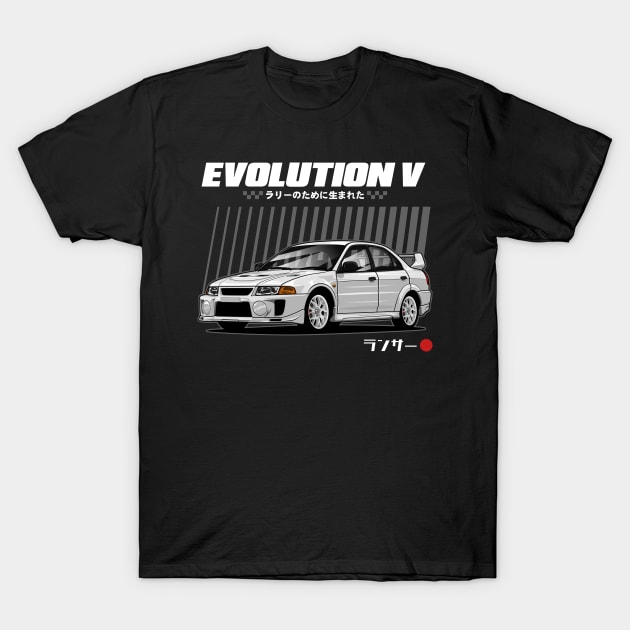 Lancer Evolution V T-Shirt by WINdesign